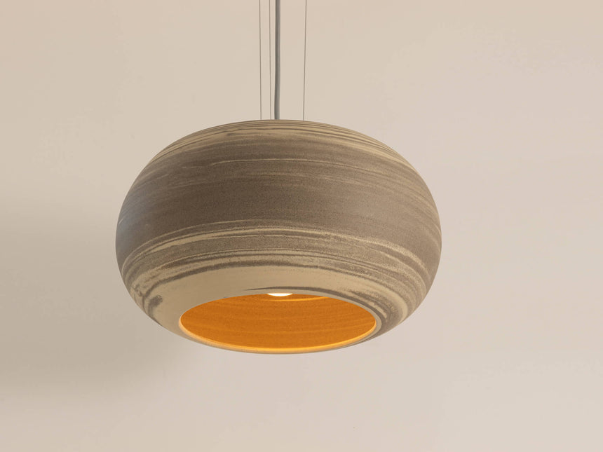 Ceramic Dome Hanging Pendant Light - Casta