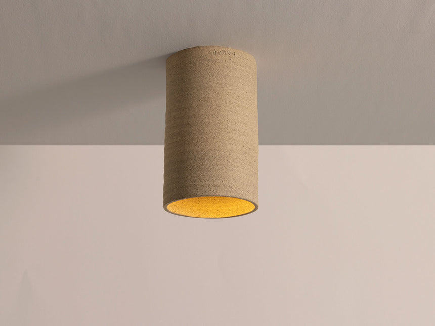 Ceramic Ceiling Light Fixture - Cylinder