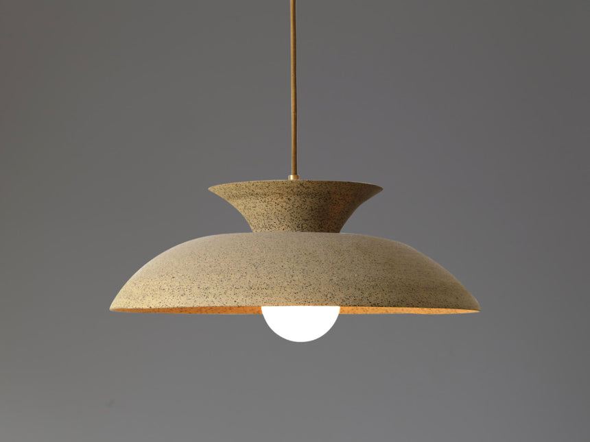 Mid-Century Modern Ceramic Hanging Pendant Light Fixture