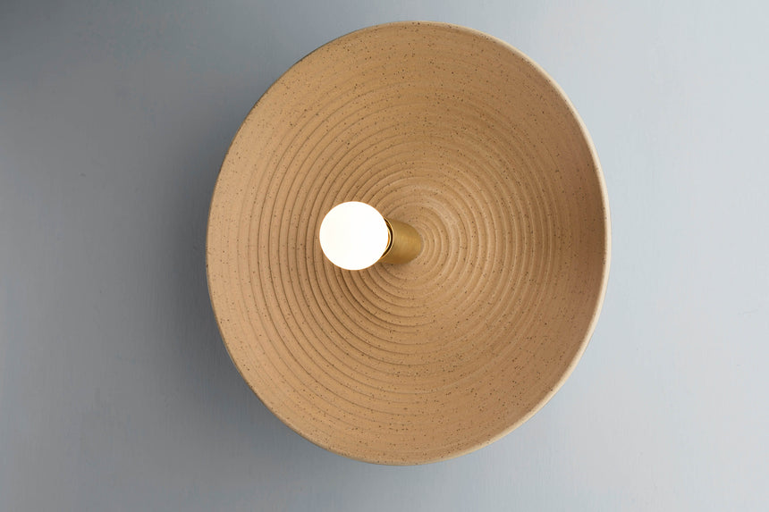 Ceramic Round Flush Ceiling Light