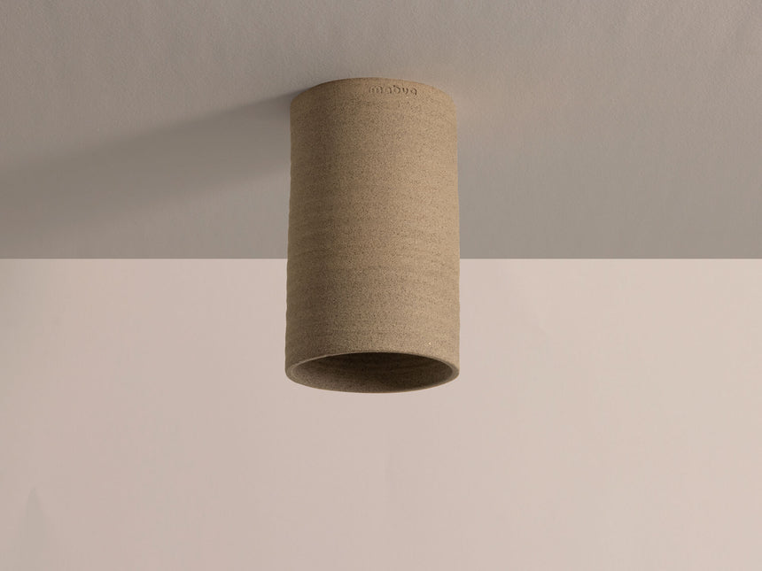 Ceramic Ceiling Light Fixture - Cylinder