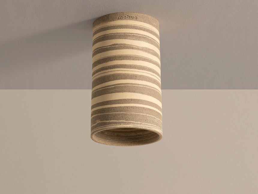 Ceramic Ceiling Light Fixture - Cylinder