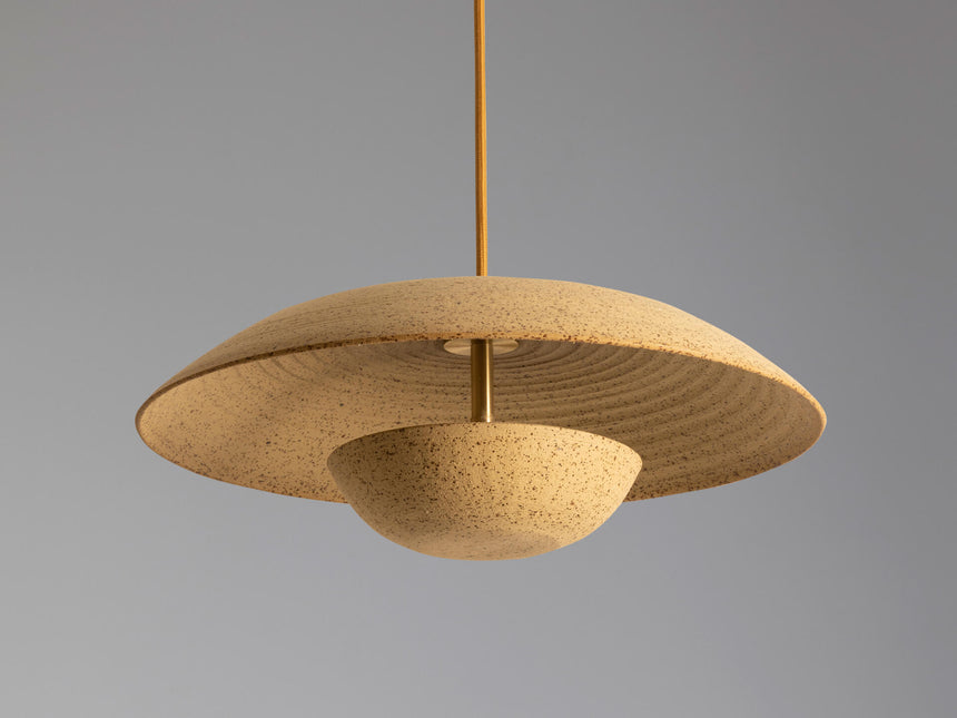 Modern Ceramic Hanging Pendant Light - Eclipse